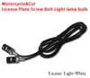 10 pezzi luci targa a LED per moto diurne SMD 5630 numero di coda anteriore per auto auto lampadine lampadine styling bullone a vite bianco4968086