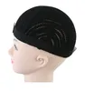 Gorros de peluca con trenzas africanas para hacer pelucas, gorro trenzado para tejer croché, peluca con trenzado de Color negro, gorro ajustable con trenzas de croché