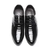Chaussures en cuir verni mode noir chaussures formelles pour hommes oxford chaussures italiennes hommes coiffeur zapatos de charol hombre schoenen mannen sapatos