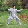 Högkvalitativ kinesisk tai chi kung fu wing chun martial art kostym rockar jacka enhetlig dräkt c028 svart vit blå grå8988773