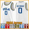 Blue Campus Bear UCLA 0 Russell 0 Westbrook Reggie 31 Miller Jersey NCAA كرة السلة جيرسي كلية SEFZD 00