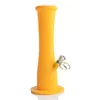 Colored Folded Portable Silicone Bong Travel Water Bong Filter Silicone Oil Rig for Smoking Silicone Hookah Free Shipping