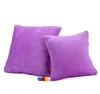 Vanliga kuddar Solid Flannel Hold Kuddar Velvet Fleece Pillow Candy Fashion Square Sofa Kasta Kudde Hem Office Hotel Dekorativa A5665