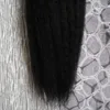 I końcówka Hair Extensions Grube Yaki Human Hair 10gs 100G Remy Pre Bonted 16Quot24quot 100G Kinky prosta kapsułki keratyny I 3280363