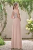 Gül Altın Sequins Gelinlik Modelleri Bir Çizgi Spagetti Backless Şifon Ucuz Uzun Plaj Düğün Misafir Elbise Hizmetçi Onur Elbiseleri Artı Boyutu