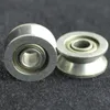 500pcs V624ZZ V624 ZZ 624W 4x13x6mm V groove ball bearing roller wheel for guide track 4*13*6mm high-carbon steel