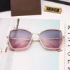 Frete grátis - Marca óculos de sol homens Quadro de metal de alta qualidade UV400 lentes moda óculos óculos 2026 Caixas e caixa