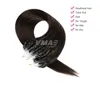 VMAE Double Drawn Indian Remy Virgin Black Brown Blonde Nano Ring Hair 1g/s 100g Human Hair Extensions Micro Loop Ring Silk Straight