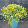 Gommapiuma sensazione tocco fiore artificiale mantianxing decor per la decorazione domestica fiore nuziale plastica Gypsophila piante finte 8 colori