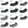 Ciglia di visone 3D Ciglia a strisce piene fatte a mano Cruelty Free Luxury Ciglia di visone Trucco Lash faux cils RRA77