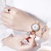 Relogio Feminino Reloj Mujer Rahat Kuvars Paslanmaz Çelik Bayanlar Watch Band Askı Kadınlar için Analog Bilek Saatler