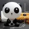 Panda Cartoon Kids Bed Desk Lampada da tavolo Lampada da notte per dormire regaloUS PLUG1409316