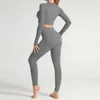 Slim Grass Brand Designer Womens grils Yoga Suit top Long Sleeve Sportwear Tracksuits Fitness Jumpsuit style Sports Clothes running outfits