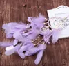 New Arrival Dream Catcher LED Lighting Handmade Pióro DreamCatcher z Stringi Light Girls Home Romantyczny Wiszący Dekoracji