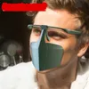 Le maschere per adulti Unisex Visiera Maschera Spectacle Tipo antispruzzo Anti Droplet quarantena di protezione popolare di modo 5Ws UU