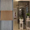 Beaded String Curtain Translucent Door Bead Curtains Room Divider Valances Tassel Black Curtains Window Wall Home Decoration