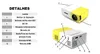 Высокое качество YG300 светодиодный портативный проектор 400-600LM 3.5 мм аудио 320x240 пикселей YG-300 HDMI USB мини-проектор домашний медиаплеер HDMI