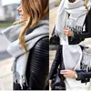 Gift 2019 Fashion Winter Unisex Top 100 Cashmere Scarf For Men and Women Classic Check Filt Scarfs Pashmina Designer Shawls An7266043