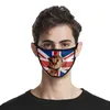 Dzień Niepodległości 3D Pyłoszczelny Moda Drukowane Ice Jedwabne tkaniny Zmywalne Face Mas Universal dla mężczyzn i kobiet American Flag Maska Darmowa Wysyłka