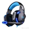 G2000 Cuffie da gioco Cuffie da gioco stereo OverEar Cuffie con archetto con luce MIC per computer PC Gamer4148686