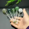 Meilleures ventes Couleur à une roue couleur bulle droite pot de fumée verre eau narguilé poignée tuyaux tuyaux de fumée de haute qualité livraison gratuite