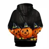 Męskie bluzy bluzy zimowe bluza męska mens swobodne przerażające Halloweenowe druk 3D impreza z kapturem z kapturem z kapturem z kapturem z kapturem wielki rozmiar 6xl1