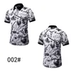 Camicia da uomo corta moda-estate Camouflage Designer Stampa 3D Camicie da uomo T-shirt da uomo divertente stile spiaggia Top Tee