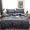 designer bed comforters sets 100% Good Quality Satin Silk Bedding Sets Flat 4pcs Duvet Cover Flat Sheet Pillowcase255Y