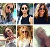 Round Ray Solglasögon Fashion Womens Eyeglasses Des Lunettes de Soleil Brand Metal Vintage Sun Glasses UV400 Protection Lenses With9066917