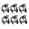 6x Sälj G-FORE Earpiece Headset PTT MIC för Yaesu Vertex VX-6R 7R 170 VXA-710