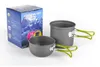 DS-101 ao ar livre Cozinhar Set Panelas Outdoor Pan Out of Doors Camping Caminhadas Mochila Cozinhar piquenique bacia Pot