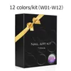 color changing nail gel set 12 colors /lot glitter temperature gel polish kit 5ml canni manicure soak off nail art varnish