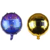 18 polegadas Rodada Eid Mubarak Foil Balloons Hajj Mubarak Decorações Star Moon Hélio Balão Ramadan Kareem Eid Al-Fitr Supplies