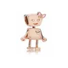 Bella Robot Charm 핑크 골드 에나멜 구슬 여성용 팔찌 쥬얼리 액세서리 6205037