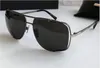 Новые роскошные солнцезащитные очки 2020 года, мужские дизайнерские металлические винтажные солнцезащитные очки, модный стиль, квадратная оправа, линзы UV 400 с оригинальным футляром249x
