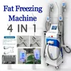 2023 Heißschlankmaschine Kryolipolyse Liposuktion 4 Griff Freeze Cryolipolyse Lipo Kryo Kryotherapie Fett -Gefriermaschine