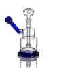 Hookahs Mini Dab Rogs Pink Glass Glass Bong Beaker Tubos De Água Toca De Vidro De Fumadores Tubos De Água Com 14mm Tigela