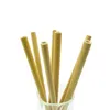 costumbre tubo de bambú a granel de alta calidad pajitas orgánico con el caso para drinkging té de la burbuja 100% desechable