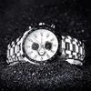 Luxe volledig stalen horloge Heren Business Casual quartz Horloges Militair polshorloge waterdicht Relogio Goed cadeau