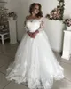 Plus Size Long Sleeves ALine Wedding Dresses Lace Appliques Bandage Back Custom Made Bridal Gowns Princess Robe De Mariage Spring7657251
