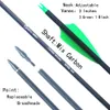 Replaceable Arrow heads 28/30/31 Inch Archery Carbon arrow,500 spine,Hunting & archery/compound bow/recurve bow