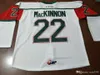 Custom Men Youth Women Vintage # 22 Nathan Mackinnon Mooseheads CCM Hockey Jersey Size S-5XL of Custom Elke naam of nummer