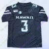 Camisa de futebol personalizada do Havaí NCAA College Fred Holly III Jason-Matthew Sharsh Melquise Stovall Kaimana Padello John Ursua Ashley Lelie