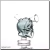 Mini tête de mort bong en verre pipes à fumer narguilé barboteur accessoires petite pipe à eau main