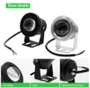 10W 12V RGB onderwater LED-licht schijnwerper IP67 1000LM 16 kleuren veranderen met afstandsbediening voor fontein zwembaddecoratie