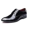 Zapatos cómodos talla con cordones marca Casual 38-47 hombres calientes hombres cuero genuino moda MeiJiaNa zapatos 2019 zapatos de primavera negro