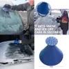 Ny vinter Auto Car Magic Window Windshield Car Ice Scraper Formed Tratt Snow Remover Deicer Cone Tool Scraping A Round5632615