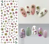 Eleganti decorazioni floreali per unghie, manicure, decalcomanie per acqua, design, adesivo per unghie con trasferimento d'acqua, per punte di bellezza