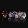 Accesorios para fumar Vidrio colorido Spin Carb Cap Cyclone Riptid fit 25 mm Cuarzo Banger Nails Tuberías de agua Bong Dab Oil Rigs