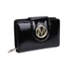 Designer- Short Lady Wallets Holders Patent Leathe Casual Hasp Clutch Bag Credit Card Package Multi-bit Fashion Women Purse VKP1442